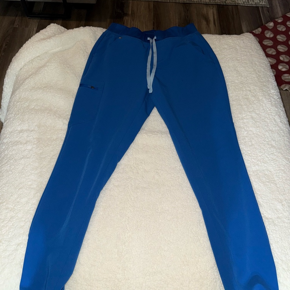 Figs royal blue Zamora jogger scrub Pants